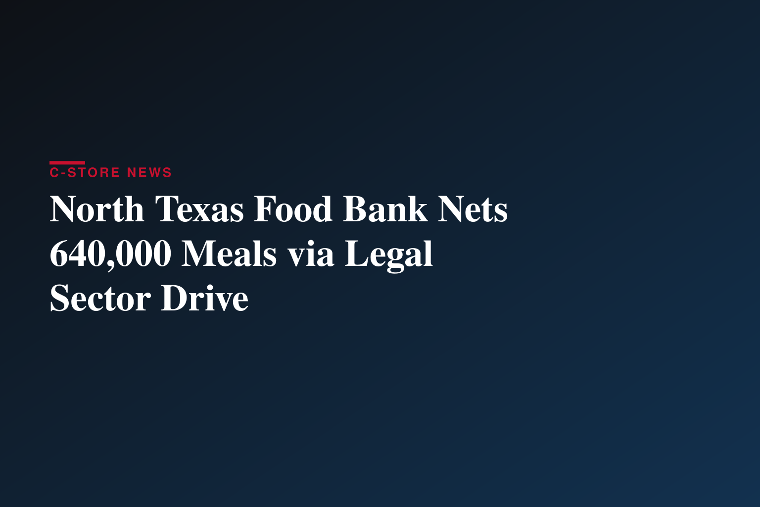 Food from the Bar Campaign Provides 640,000 Meals for North Texas Children This Summer