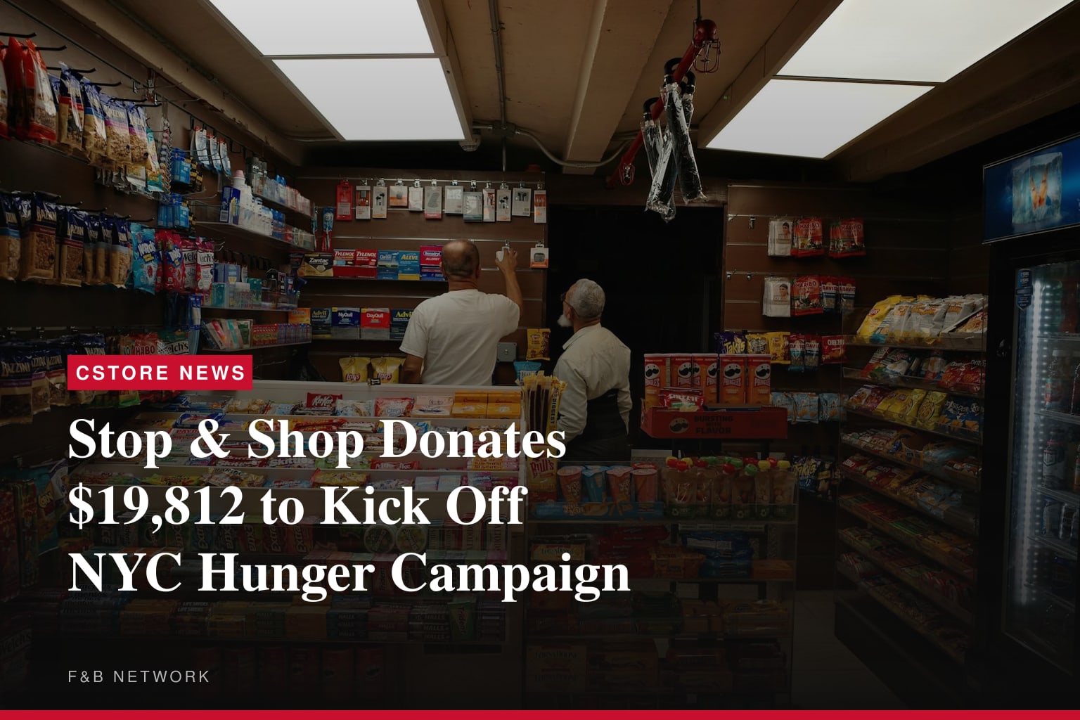 Stop & Shop Kicks Off Food Bank For NYC’s “Slam Dunk on Hunger” Campaign with $19,812 Donation